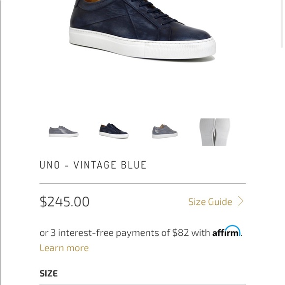 Cobbler Union Uno - Vintage Blue /Bespoke Inspired - Picture 5 of 8